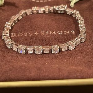 ✅ SOLD ✅ TENNIS BRACELET Gorgeous Sterling Silver & CZ 7.5”